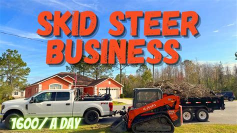 skid steer business start up|skid steer work.